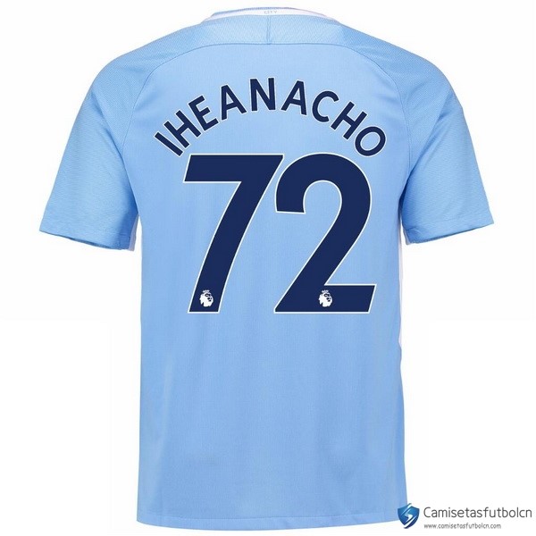 Camiseta Manchester City Primera equipo Iheanacho 2017-18